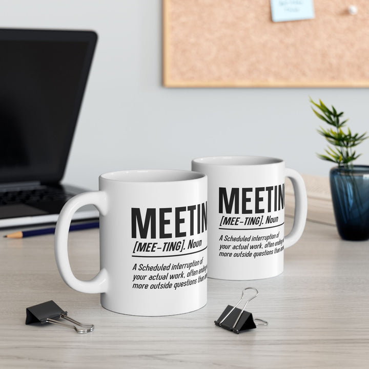 Meeting Definition Mug