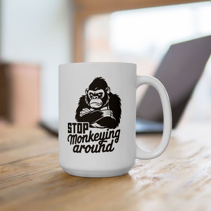 Stop Monkeying Around Mug