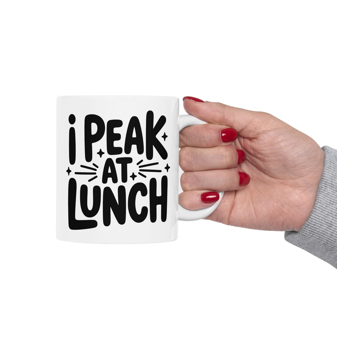 I Peak At Lunch Mug
