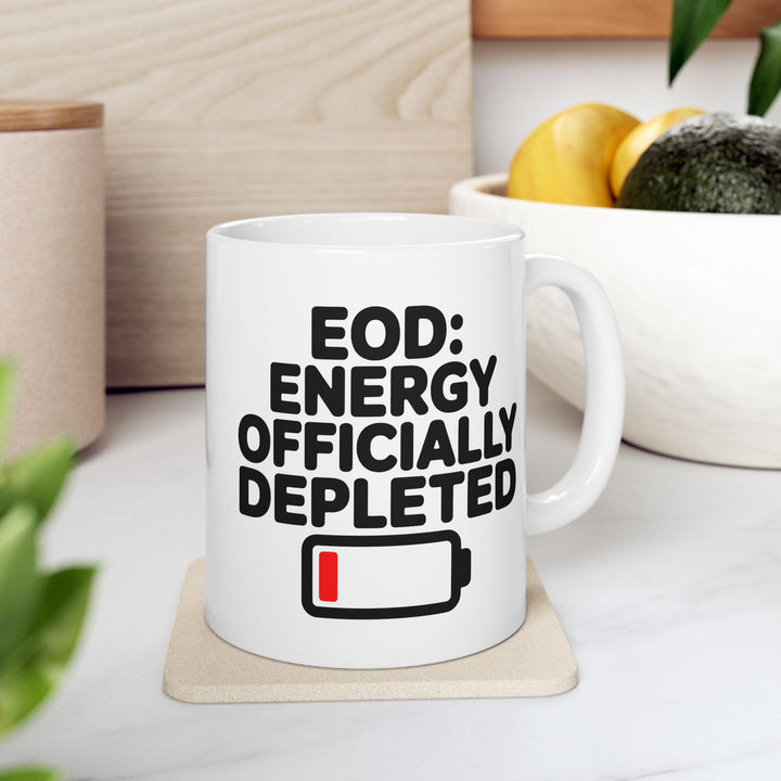 Energy Officially Depleted Mug
