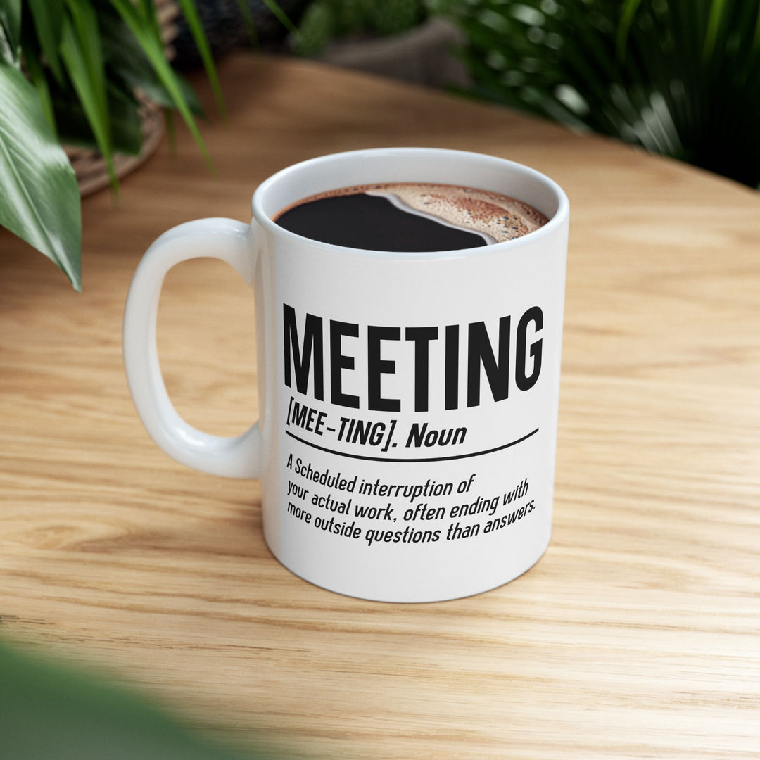 Meeting Definition Mug
