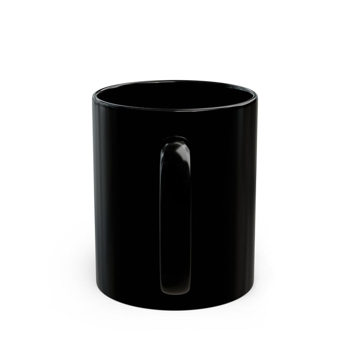 Android Tears Black Mug — Funny Tech Coffee Cup ("Android Tears" Design)