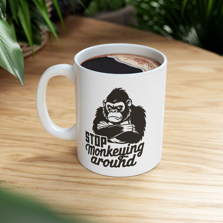 Stop Monkeying Around Mug