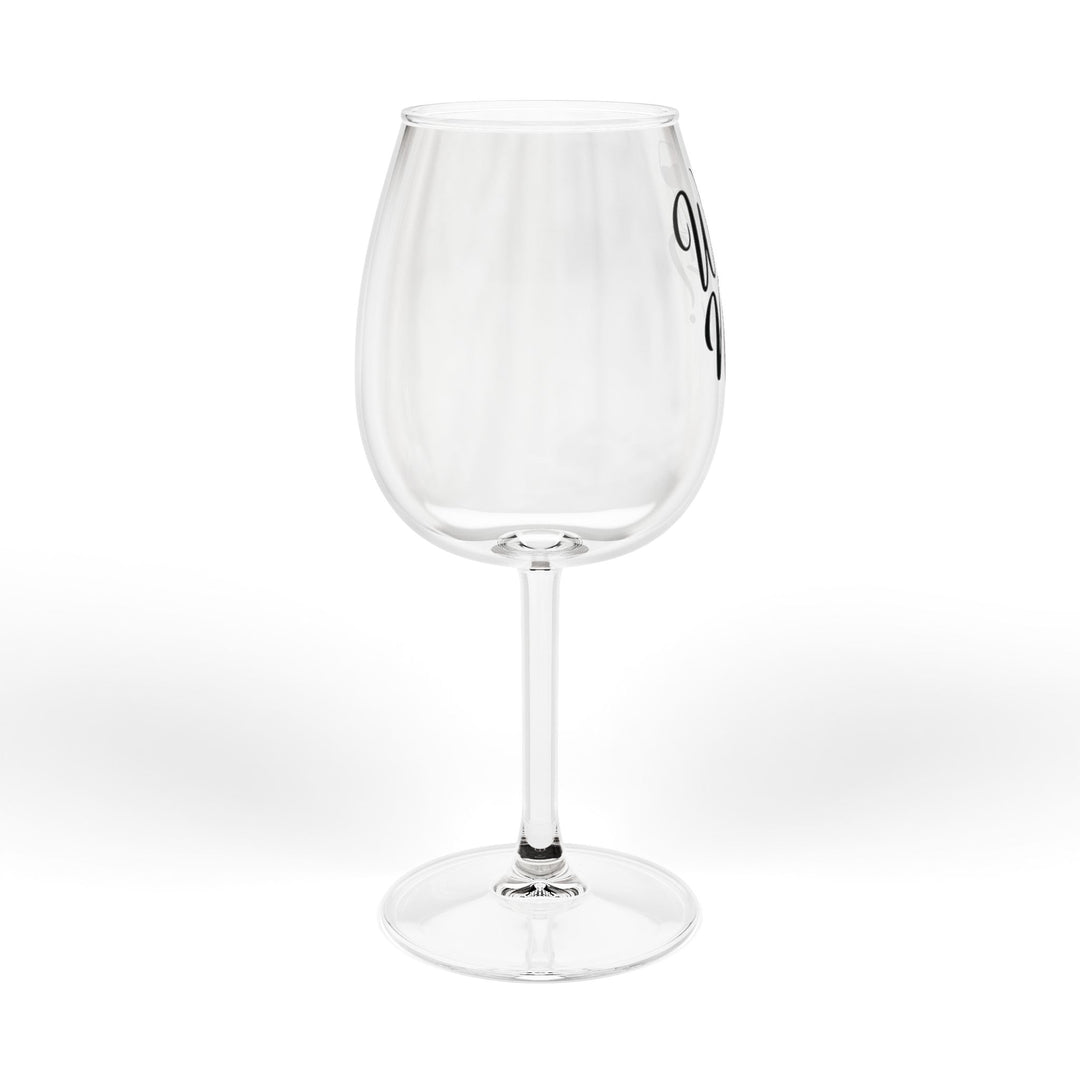 Wine Glass — 12oz "Wine Not?" Stemmed Red Wine Glass, Funny Gift for Wine Lovers