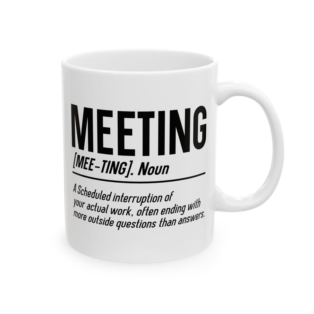 Meeting Definition Mug