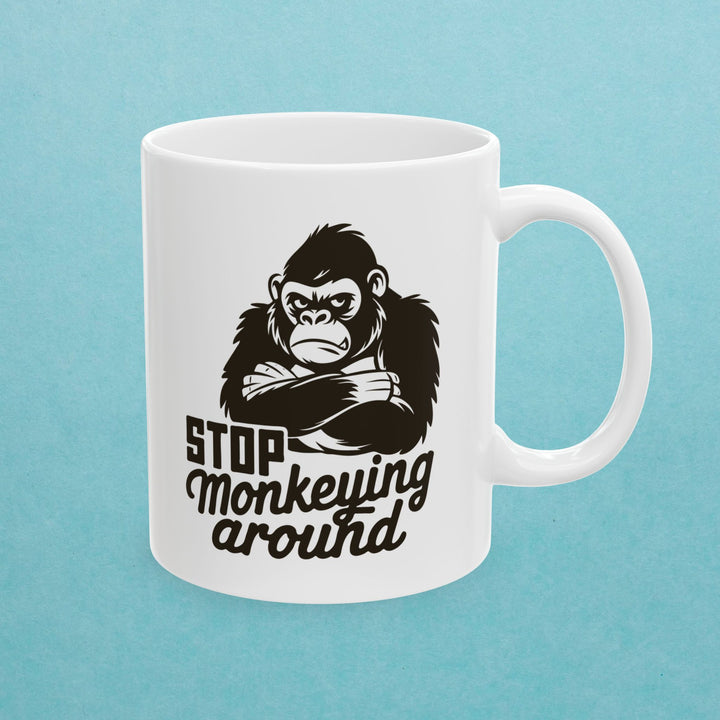 Stop Monkeying Around Mug