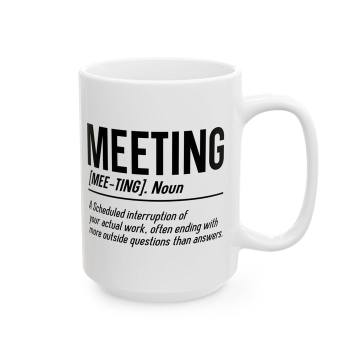 Meeting Definition Mug