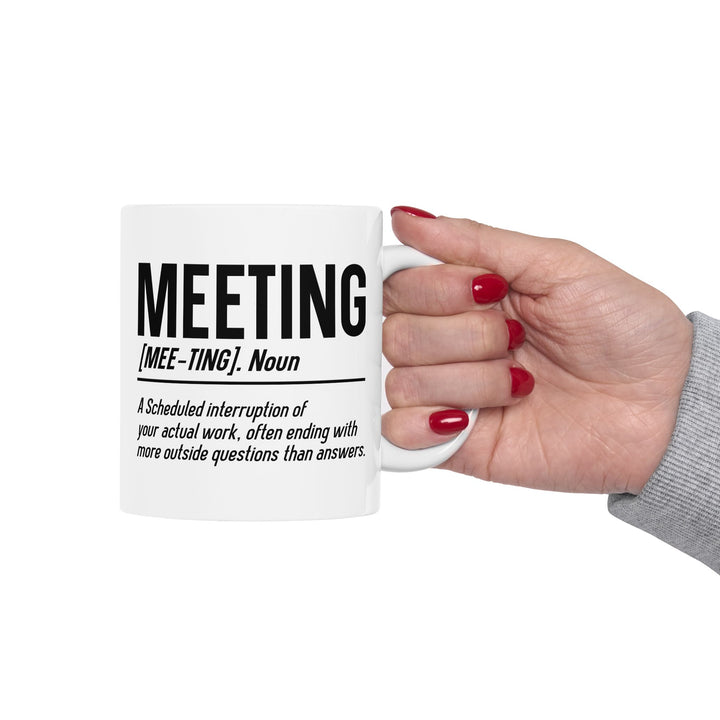 Meeting Definition Mug