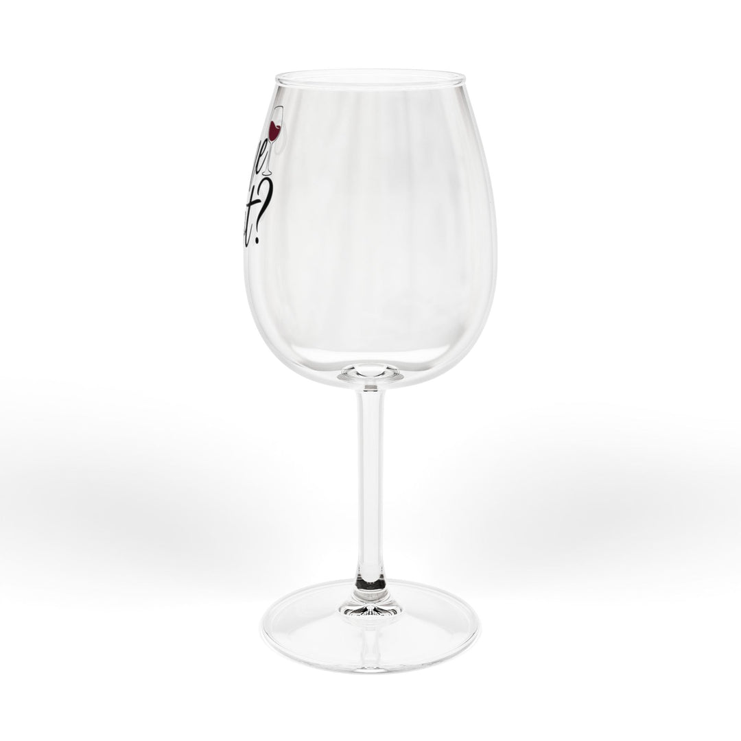 Wine Glass — 12oz "Wine Not?" Stemmed Red Wine Glass, Funny Gift for Wine Lovers
