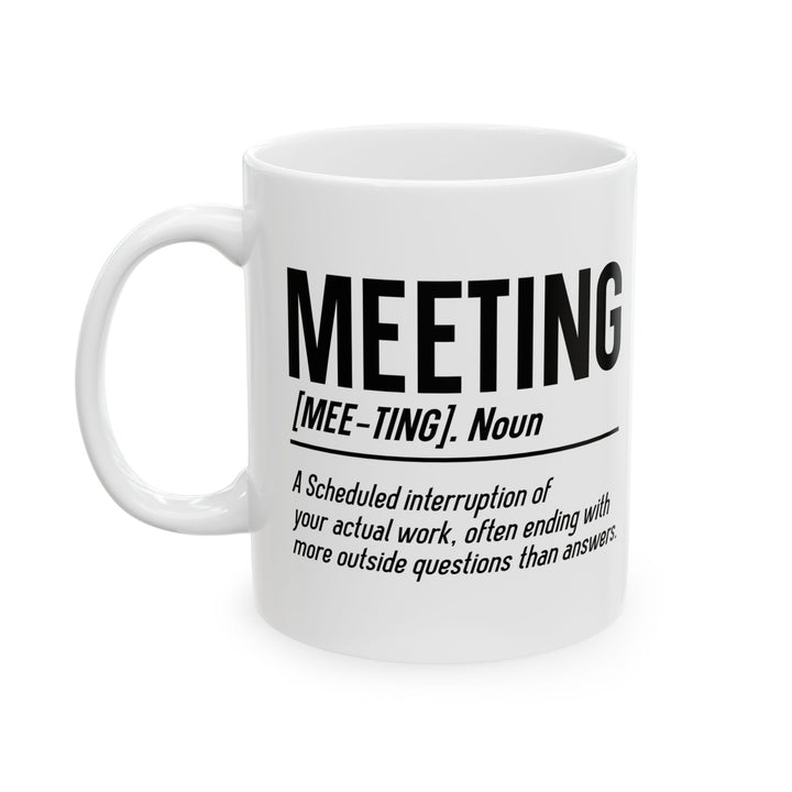 Meeting Definition Mug
