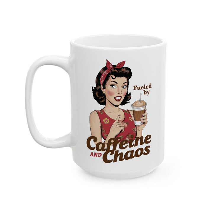 Fueled By Caffeine And Chaos Mug