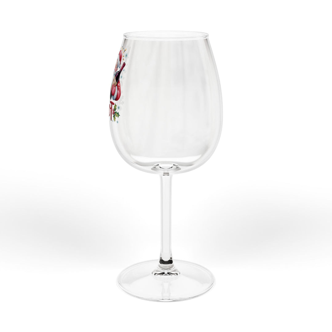 Ho Ho Ho Pour the Merlot 12oz Christmas Wine Glass