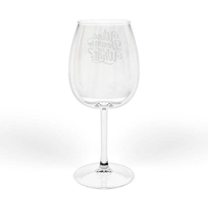 12oz Wine Glass – "Wine Down For What?" Funny Cocktail Party Gift