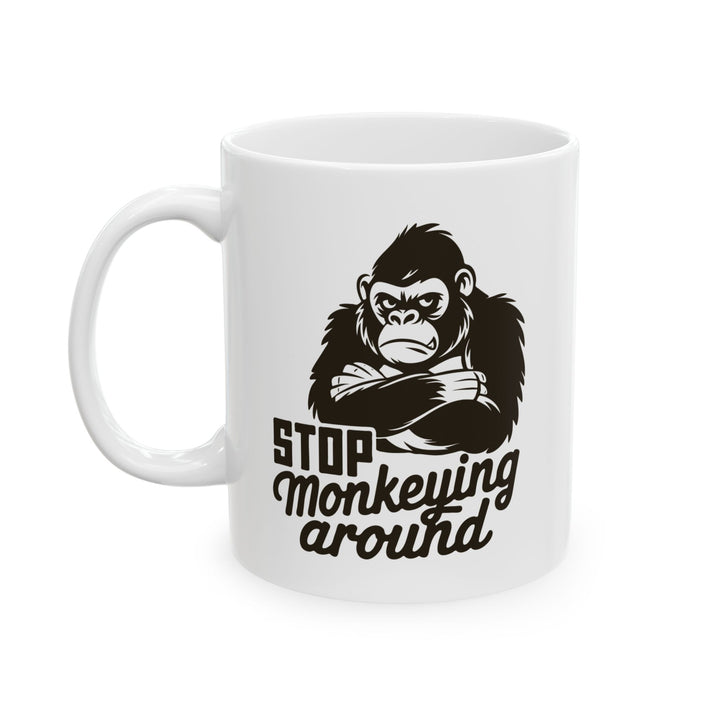 Stop Monkeying Around Mug