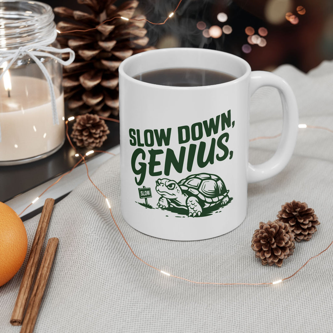 Slow Down Genius Mug