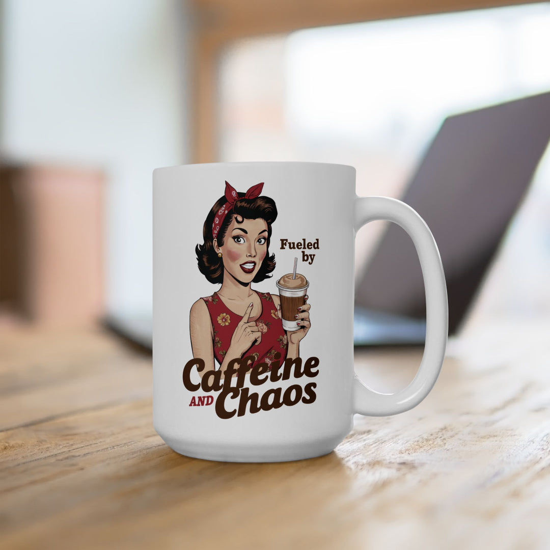 Fueled By Caffeine And Chaos Mug