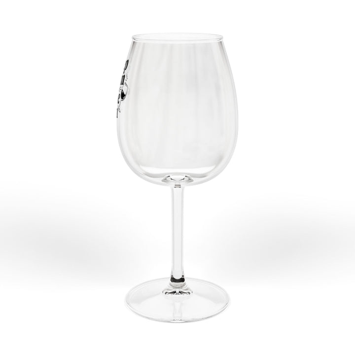 Keep Calm and Wine On 12oz Wine Glass — Funny Wine Lover Gift