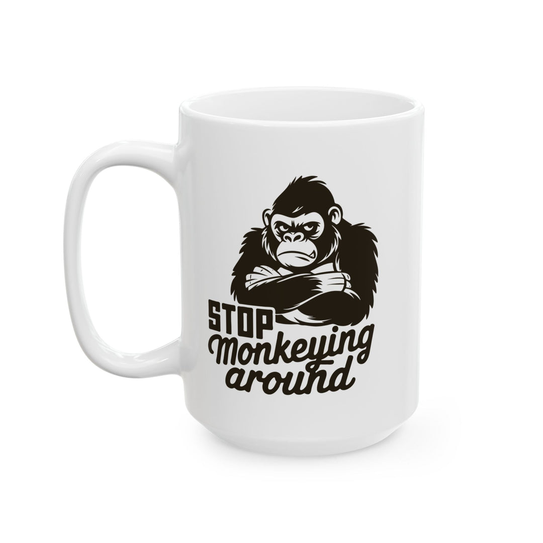 Stop Monkeying Around Mug