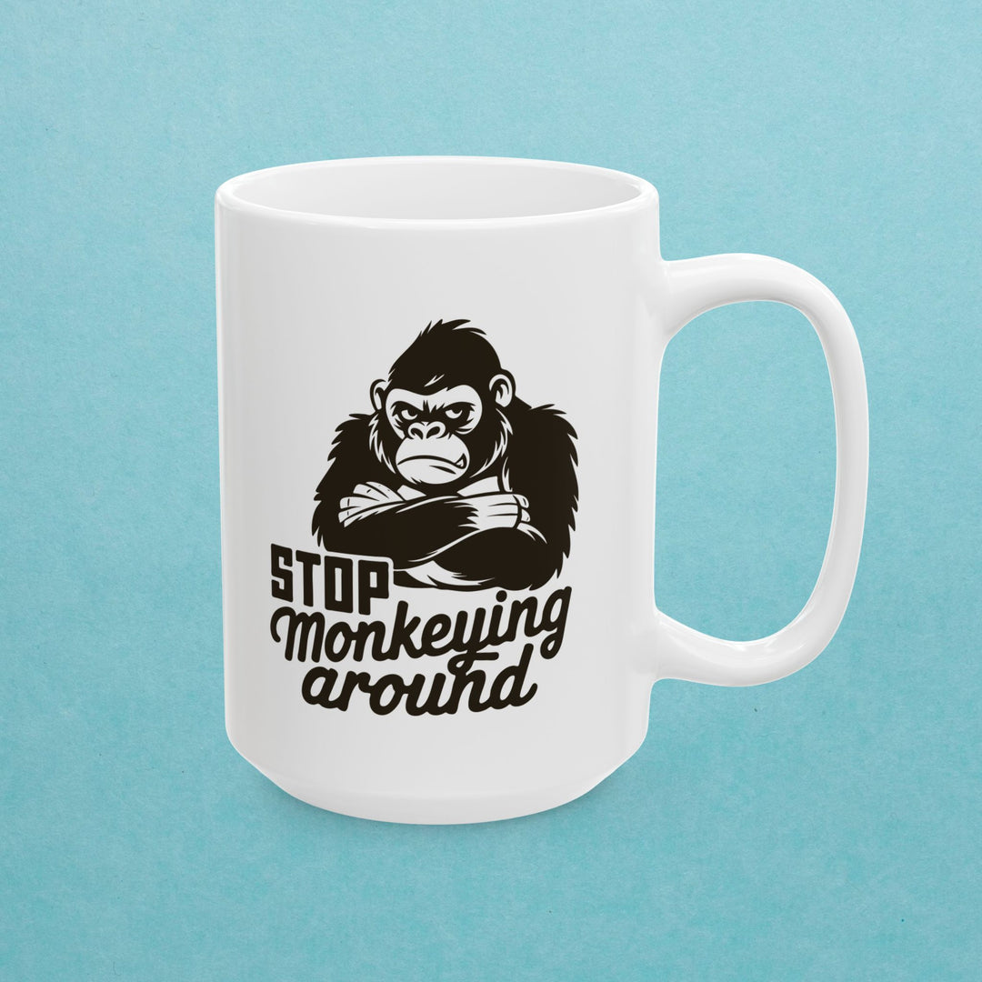 Stop Monkeying Around Mug